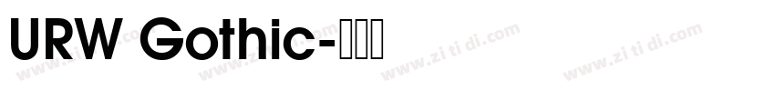 URW Gothic字体转换